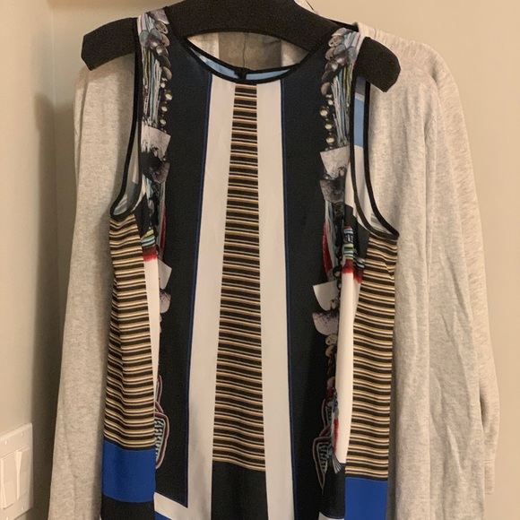 Clover Canyon Sleeveless Print Top Small - Picture 4 of 7